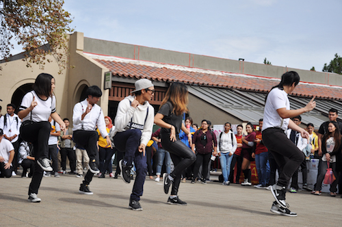 Club Day dancers